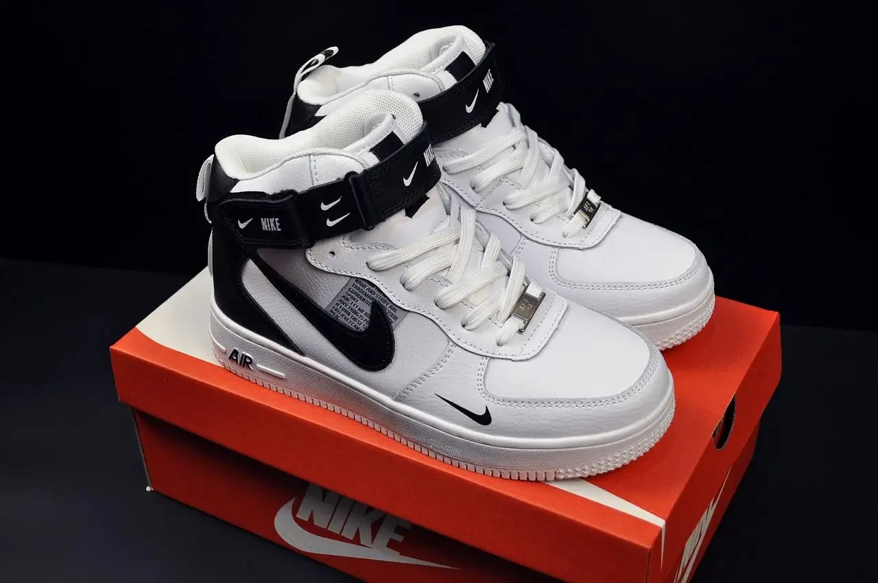 Кроссовки зимние Nike Air Force High арт 21544 (унисекс, найк, зима) 2