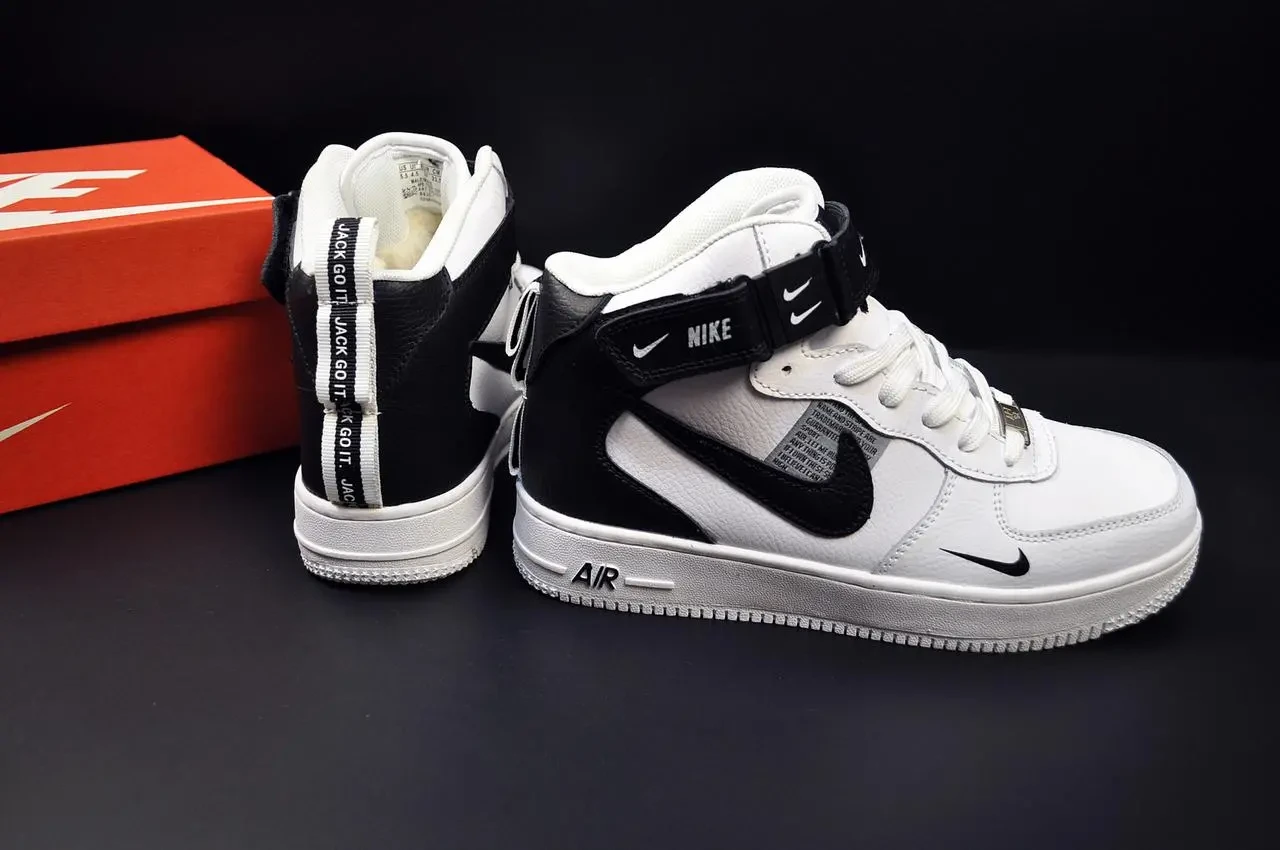Кроссовки зимние Nike Air Force High арт 21544 (унисекс, найк, зима) 3