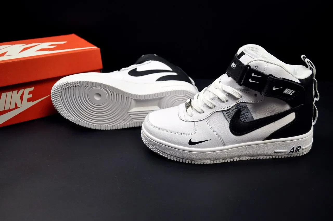 Кроссовки зимние Nike Air Force High арт 21544 (унисекс, найк, зима) 4