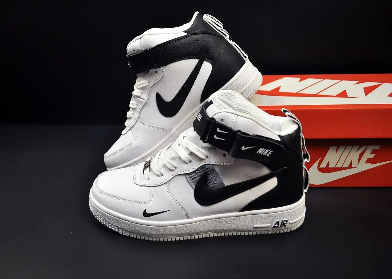 Кроссовки зимние Nike Air Force High арт 21544 (унисекс, найк, зима) 5