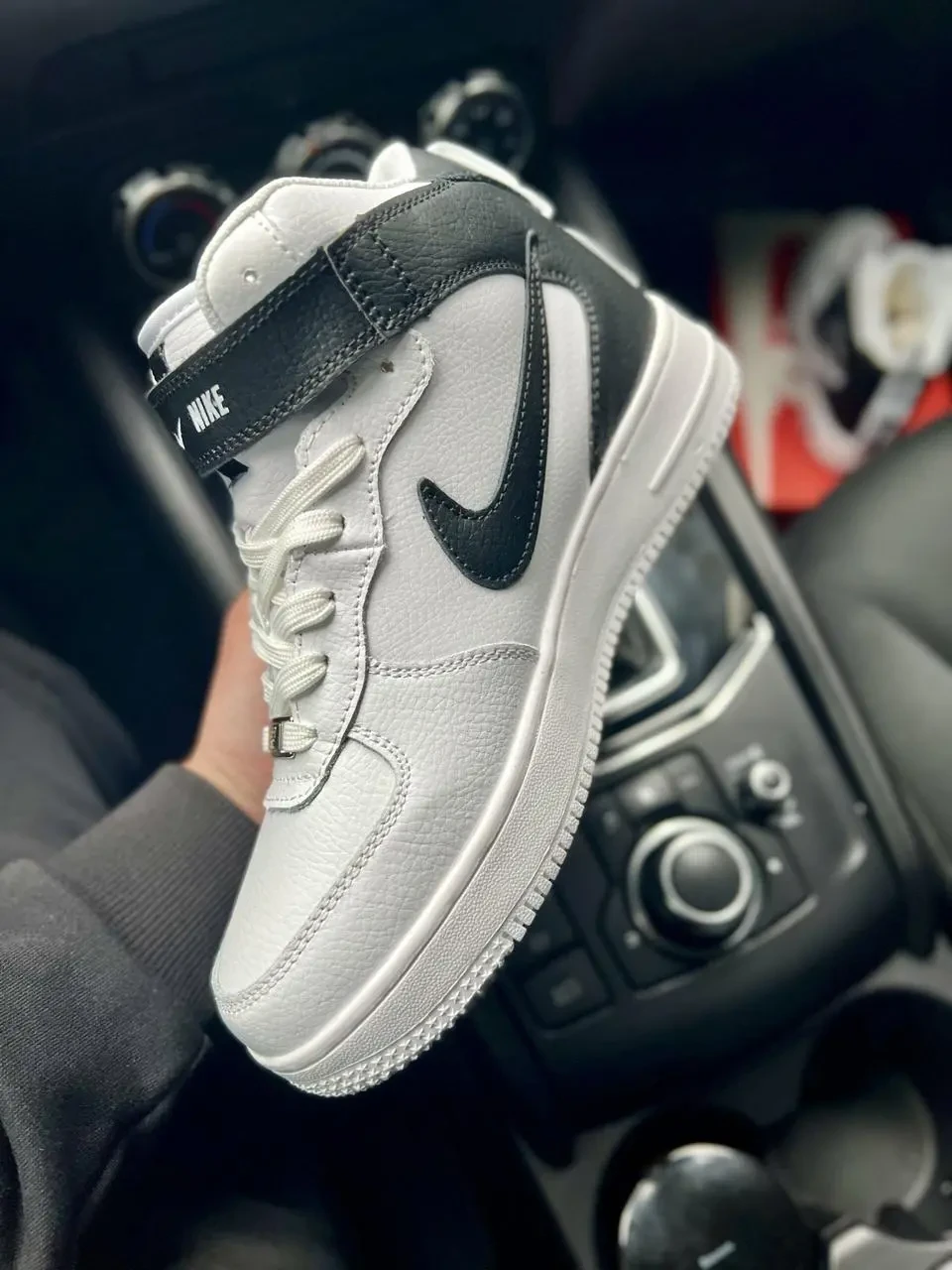 Кроссовки зимние Nike Air Force High арт 21544 (унисекс, найк, зима) 7