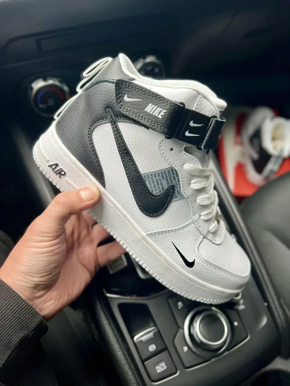 Кроссовки зимние Nike Air Force High арт 21544 (унисекс, найк, зима) 9