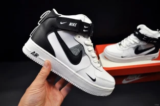 Кроссовки зимние Nike Air Force High арт 21544 (унисекс, найк, зима)