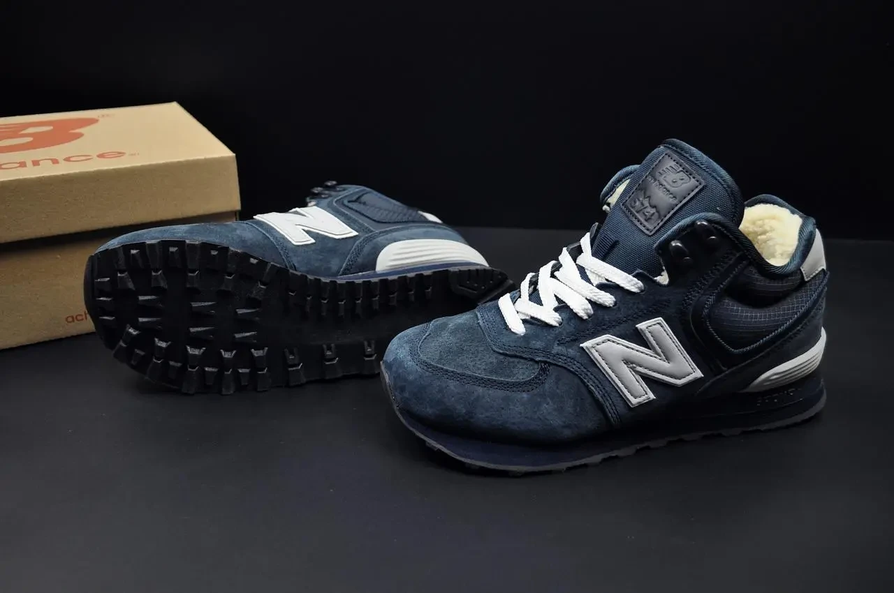 Кроссовки зимние New Balance 574 High арт 21543 (унисекс,252биленс) 5