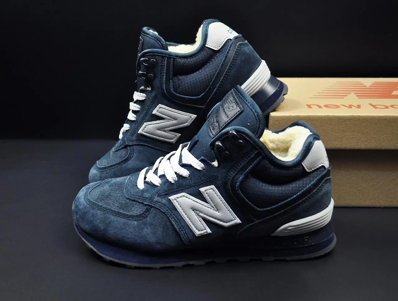 Кроссовки зимние New Balance 574 High арт 21543 (унисекс,252биленс) 6