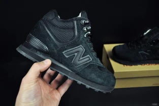 Кроссовки зимние New Balance 574 High арт 21542 (унисекс,2500285)