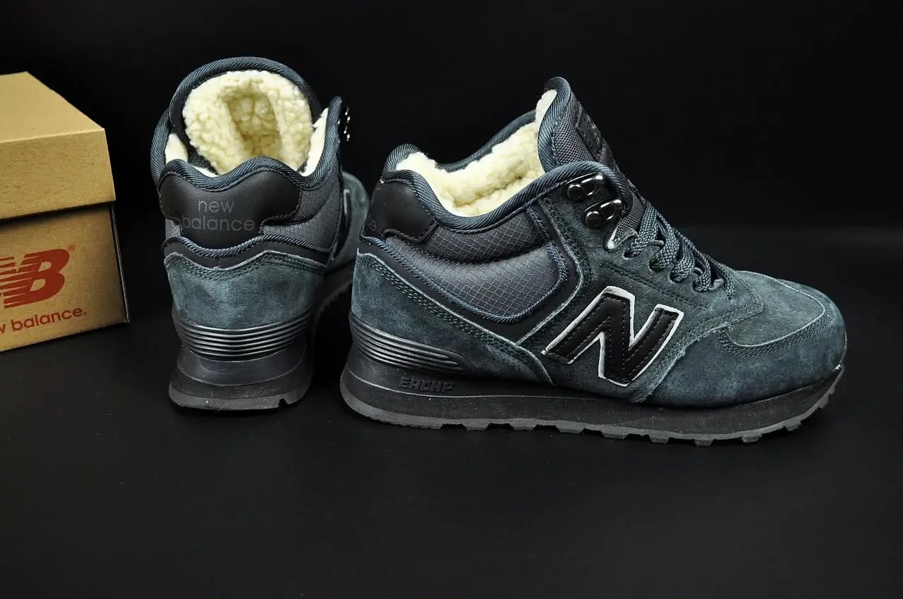 Кроссовки зимние New Balance 574 High арт 21541 (унисекс,252биленс) 5