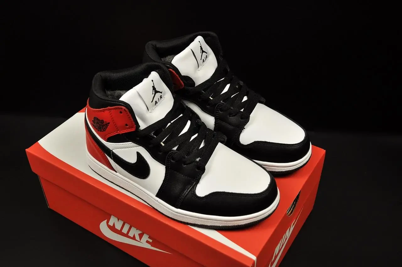 Кроссовки зимние Nike Air Jordan 1 арт 21420 (найк, джордан, унисекс) 2