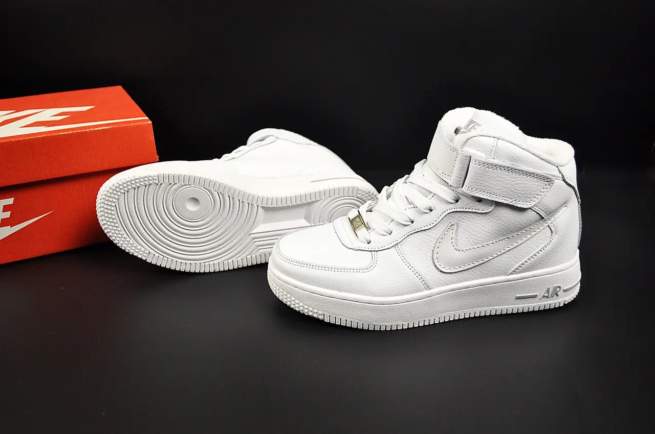 Кроссовки термо Nike Air Force 1 арт 21178 (найк, форсы, деми, зима) 4