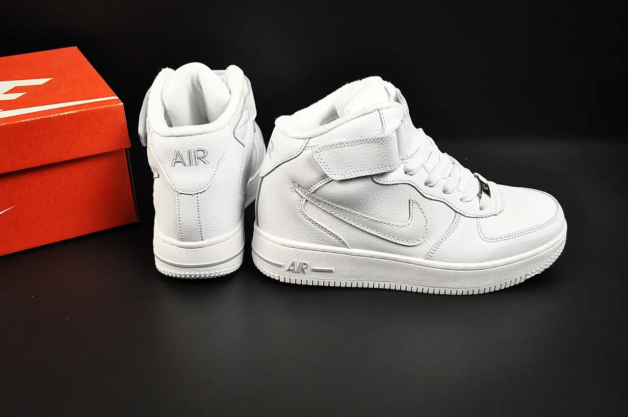 Кроссовки термо Nike Air Force 1 арт 21178 (найк, форсы, деми, зима) 5