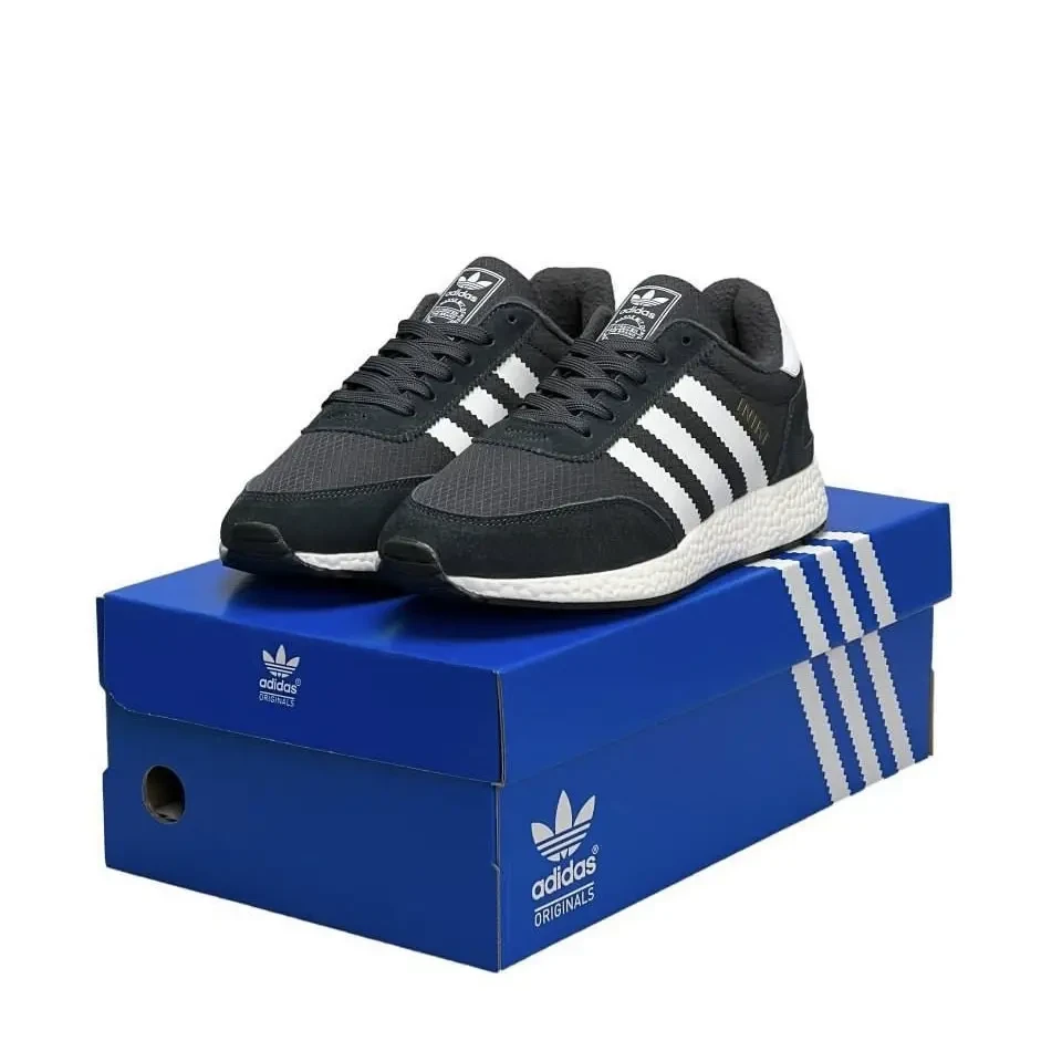 Кросівки Жіночі Adidas Originals Iniki Fleece Termo Dark Gray Black Арт 147 (Адідас Інікі) 7