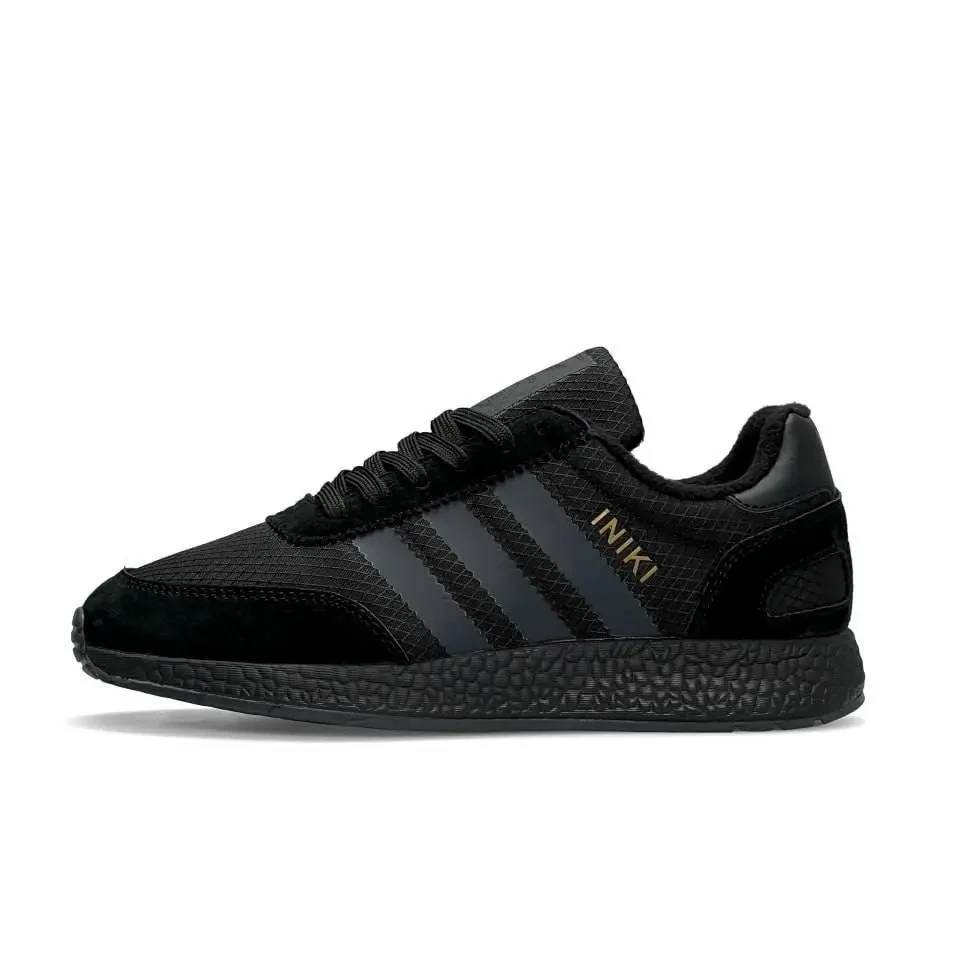 Кросівки Жіночі Adidas Originals Iniki Fleece Termo Black Gray Арт 148 (Адідас Інікі)