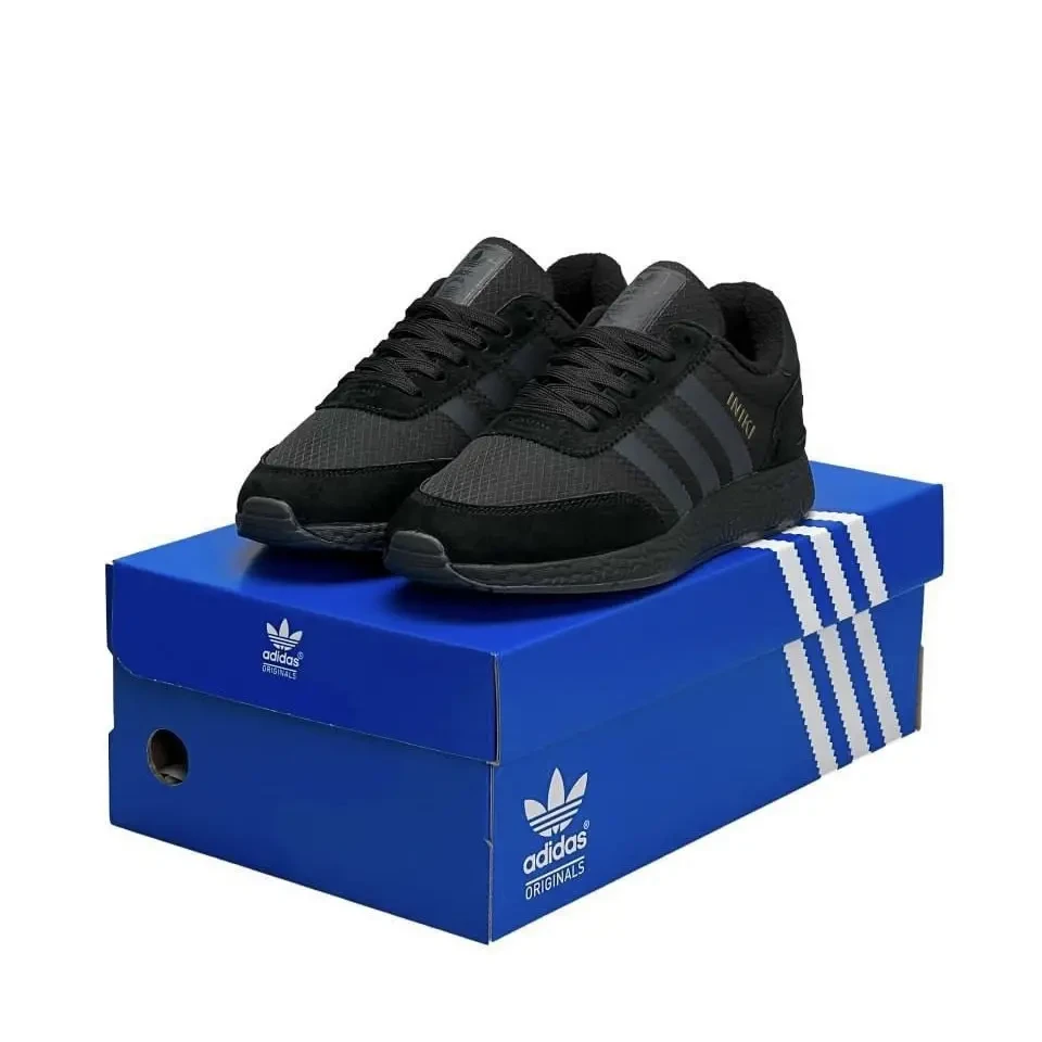 Кросівки Жіночі Adidas Originals Iniki Fleece Termo Black Gray Арт 148 (Адідас Інікі) 7