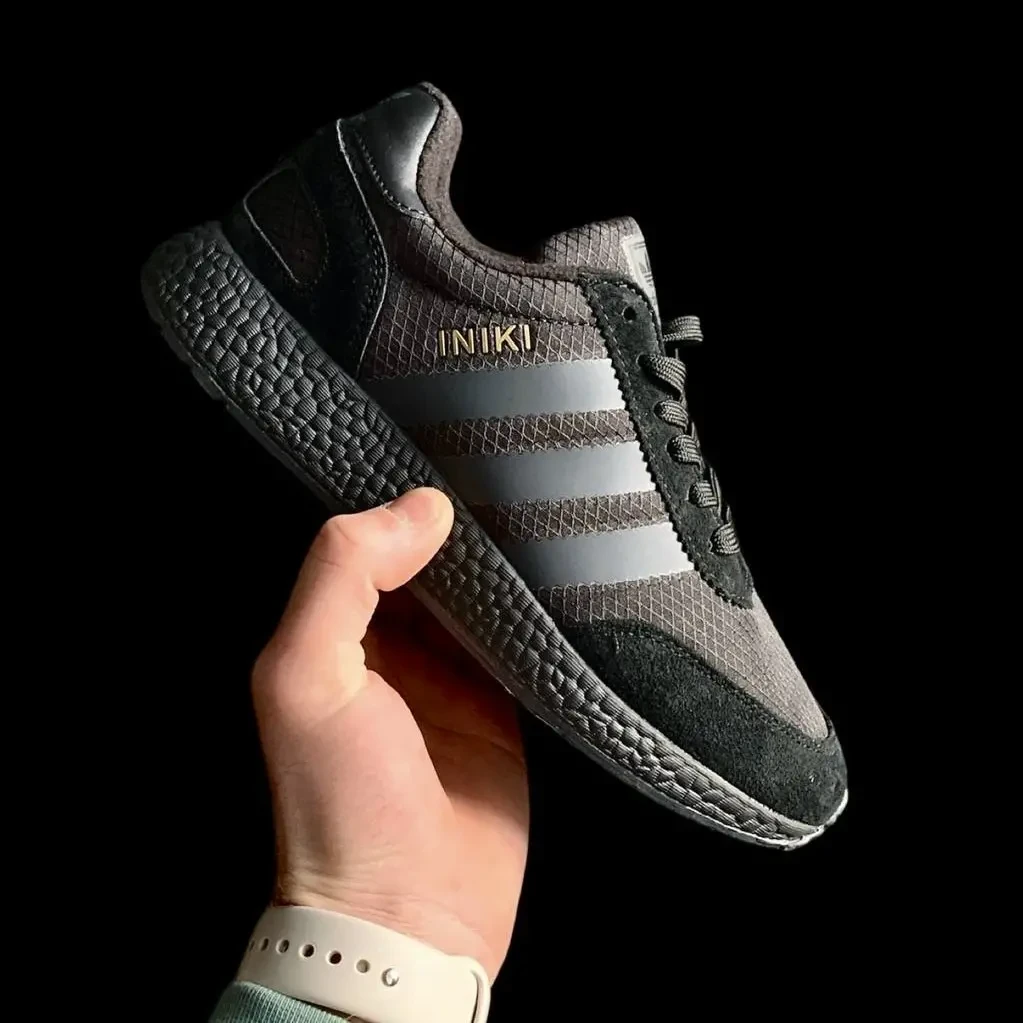 Кросівки Жіночі Adidas Originals Iniki Fleece Termo Black Gray Арт 148 (Адідас Інікі) 5