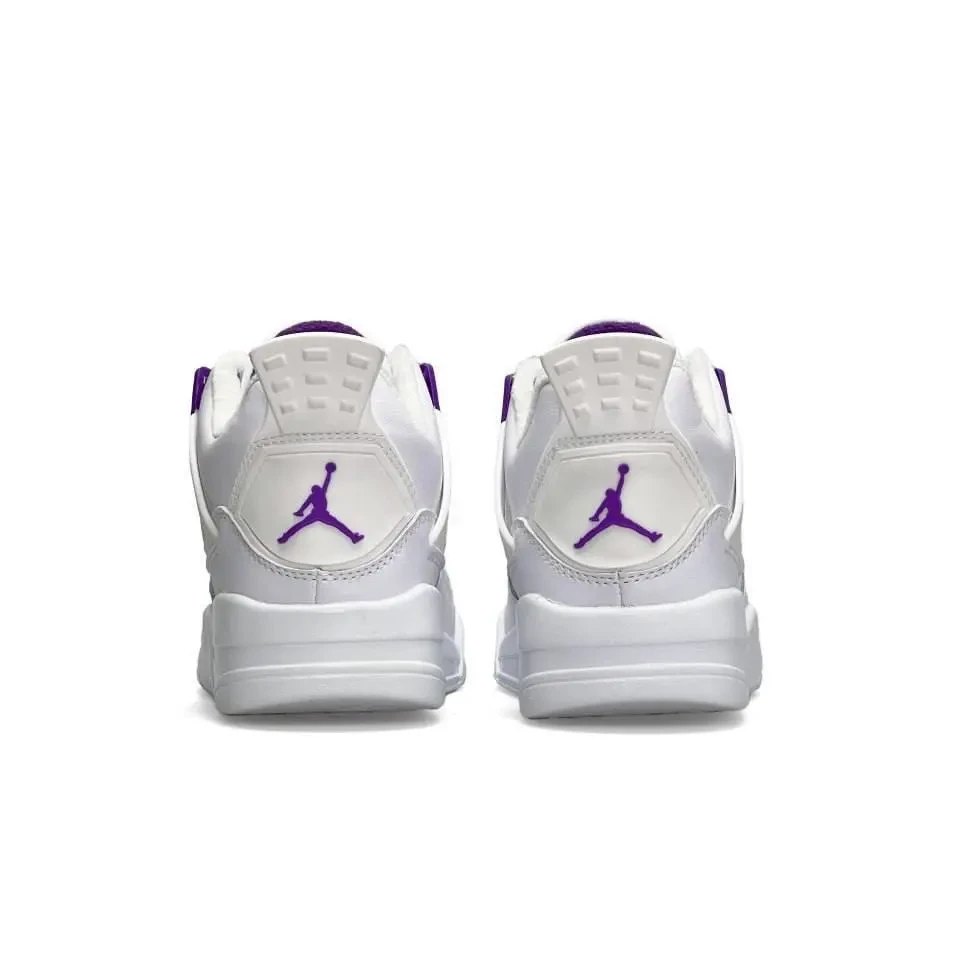 Кросівки Жіночі Nike Air Jordan Retro 4 Fleece Termo White Purple Арт 149 (Най Аір Джордан) 6