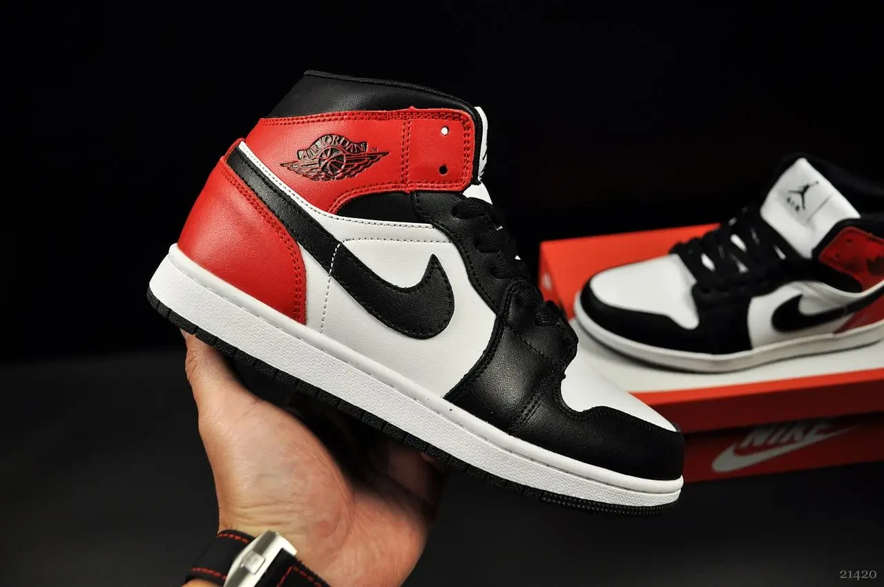 Кроссовки зимние Nike Air Jordan 1 арт 21420 (найк, джордан, унисекс) 38