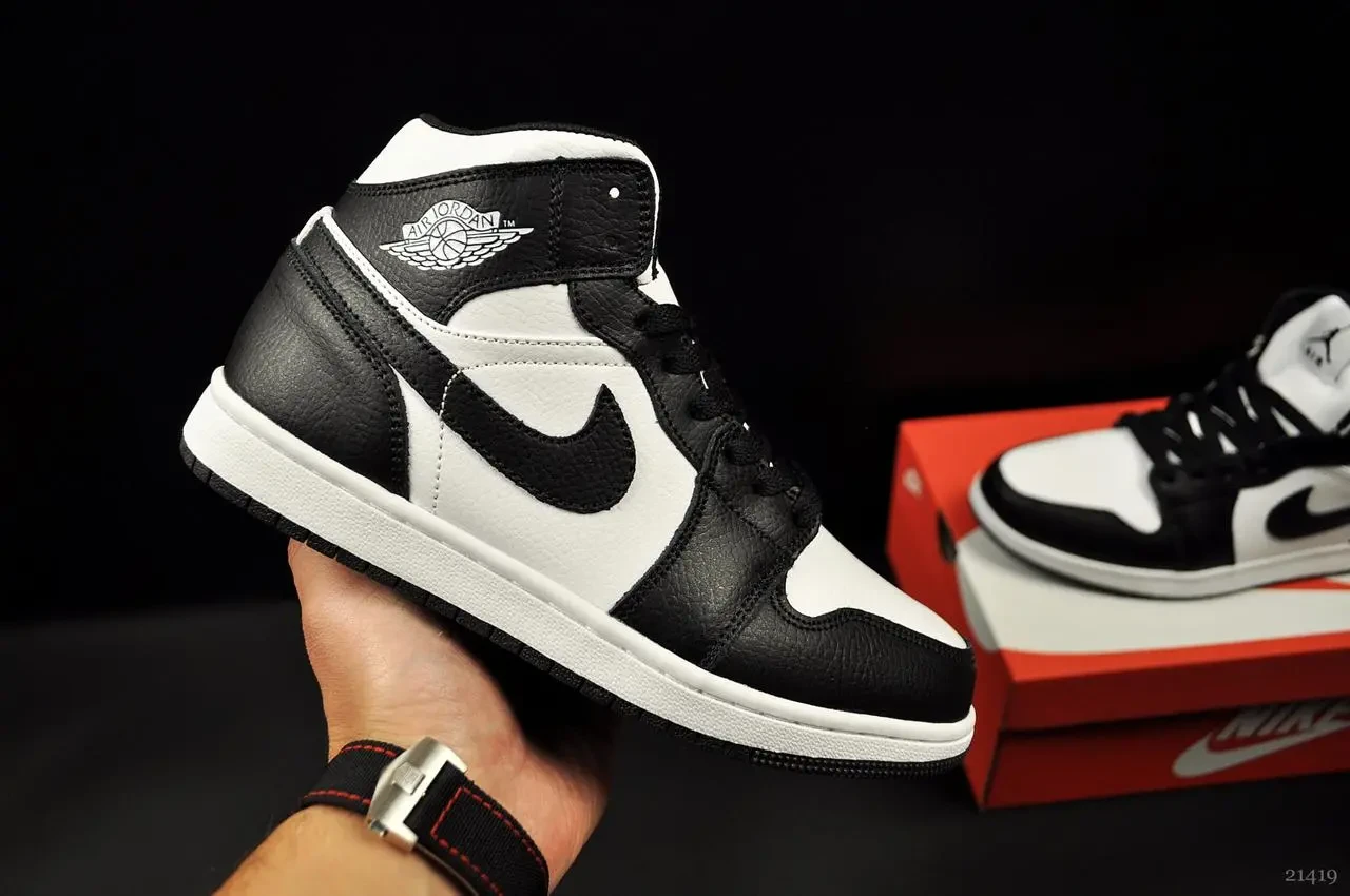 Кроссовки зимние Nike Air Jordan 1 арт 21419 (найк, джордан, унисекс) 38