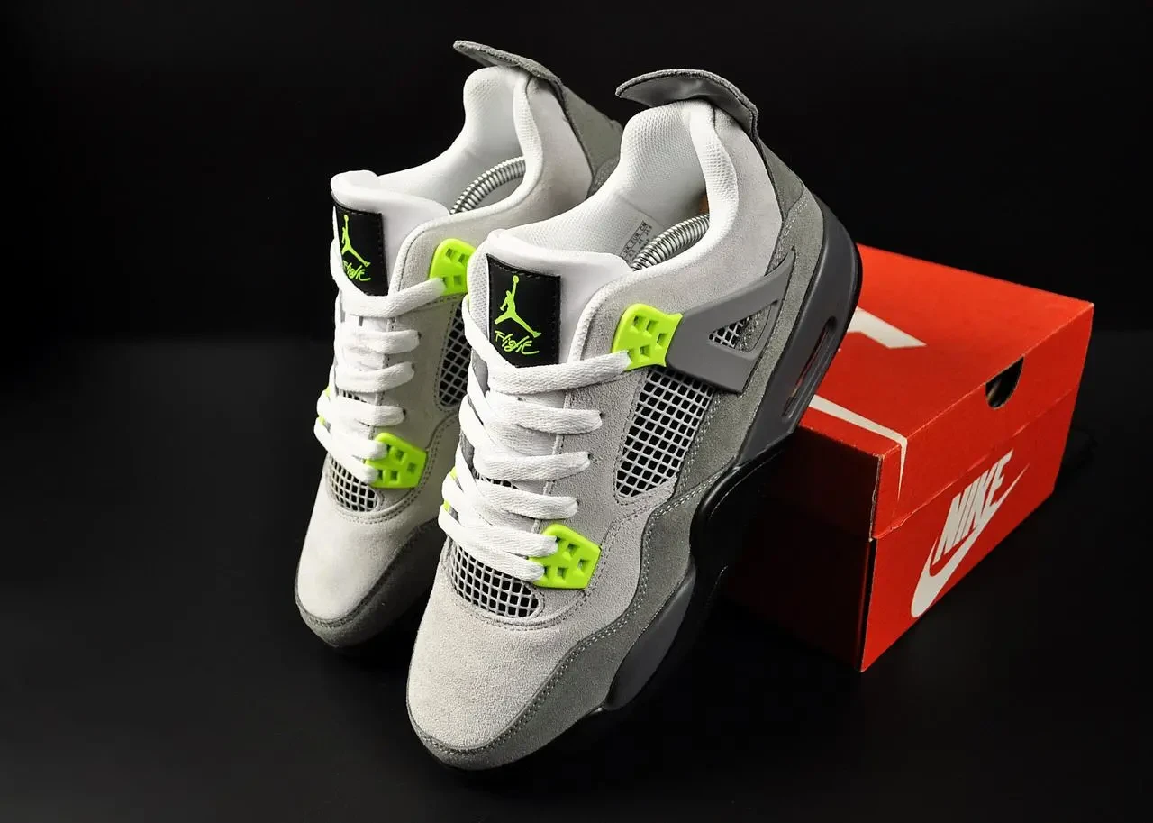 Кроссовки Nike Air Jordan Retro 4 арт 21447 (найк, джордан, мужские) 2