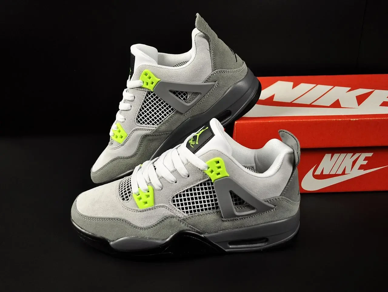 Кроссовки Nike Air Jordan Retro 4 арт 21447 (найк, джордан, мужские) 7