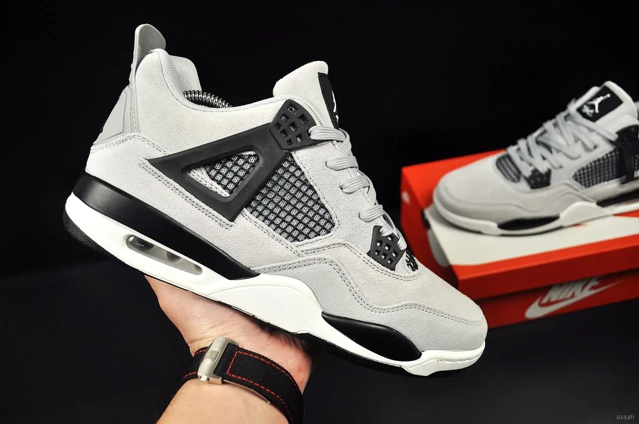Кроссовки Nike Air Jordan Retro 4 арт 21446 (найк, джордан, мужские)