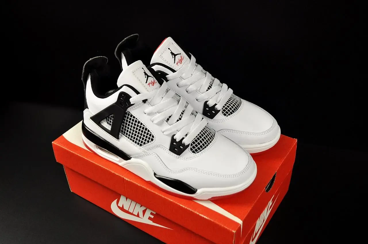 Кроссовки Nike Air Jordan Retro 4 арт 21348 (найк, джордан, мужские) 2