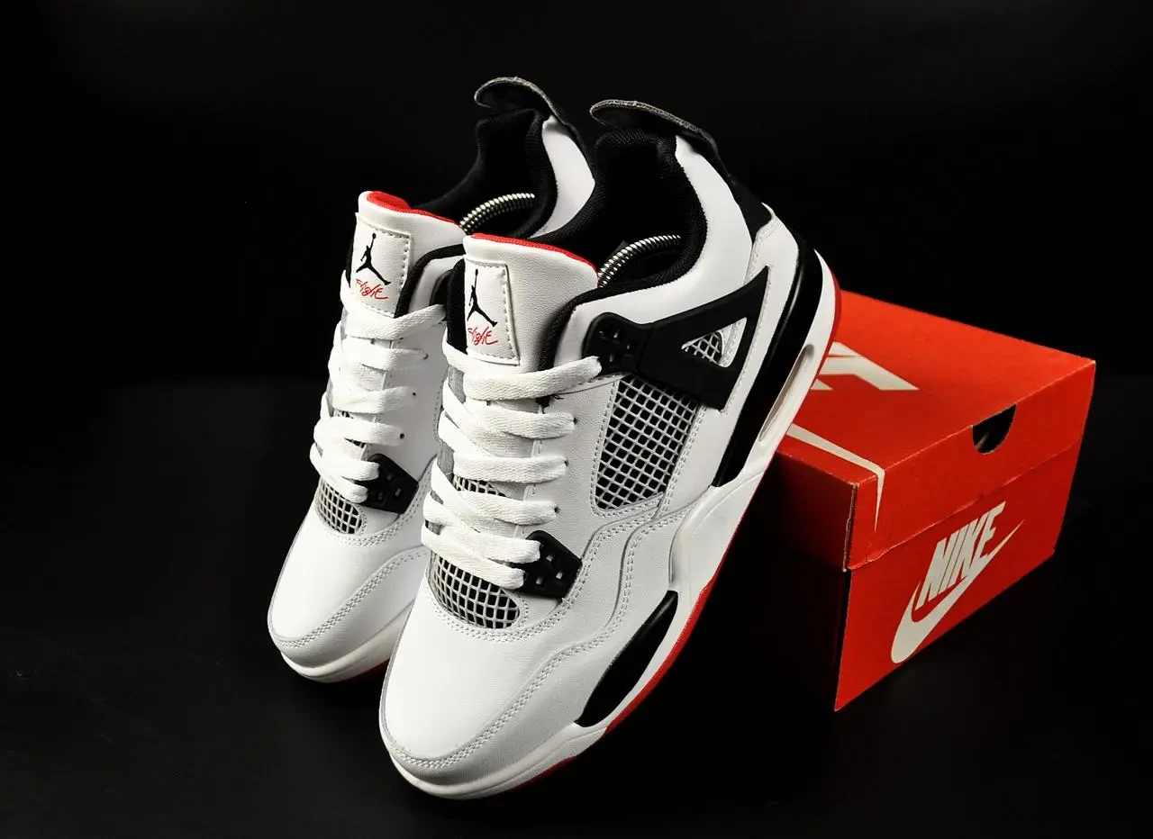 Кроссовки Nike Air Jordan Retro 4 арт 21348 (найк, джордан, мужские) 3