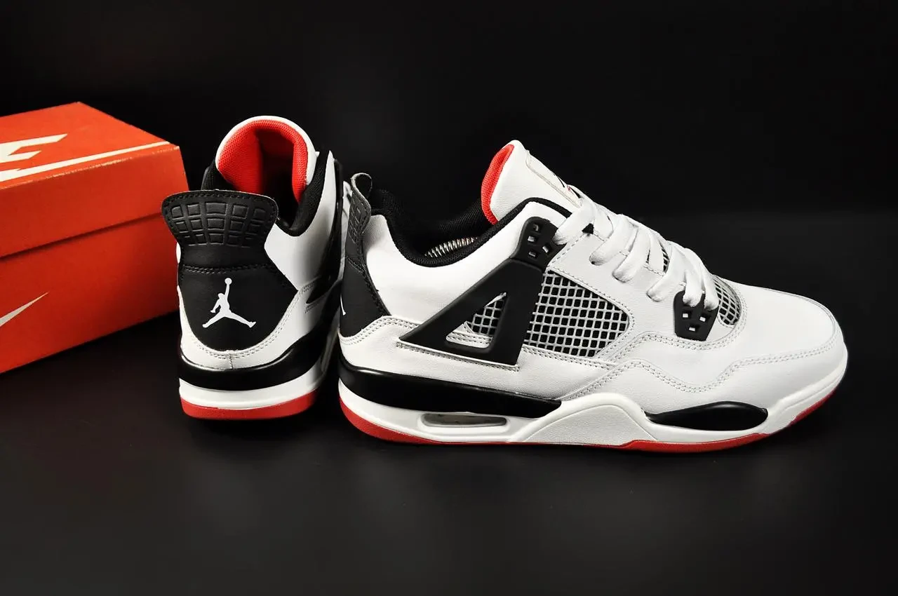 Кроссовки Nike Air Jordan Retro 4 арт 21348 (найк, джордан, мужские) 4