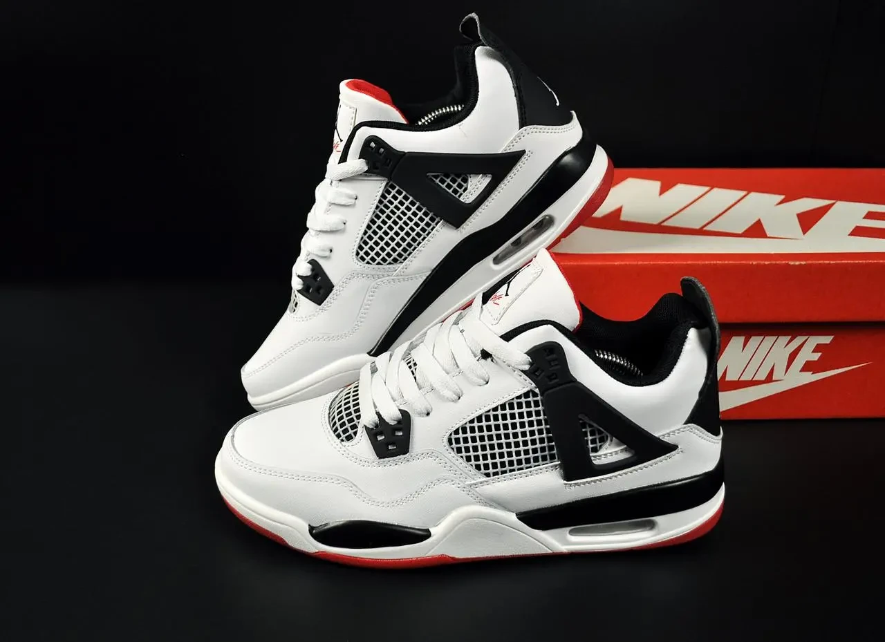 Кроссовки Nike Air Jordan Retro 4 арт 21348 (найк, джордан, мужские) 6