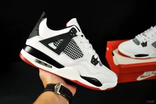 Кроссовки Nike Air Jordan Retro 4 арт 21348 (найк, джордан, мужские)