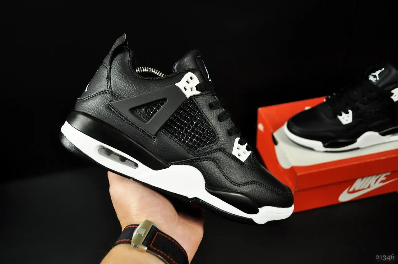 Кроссовки Nike Air Jordan Retro 4 арт 21346 (найк, джордан, мужские)