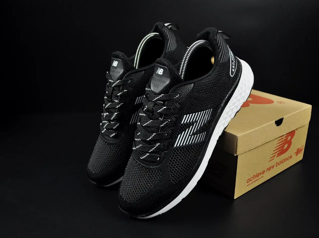 Кроссовки New Balance 680 арт 21268 (мужские, сетка, Сенда беленс) 2