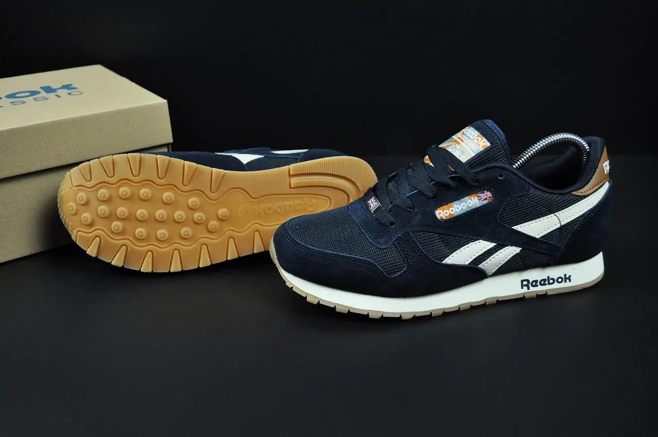 Кроссовки Reebok classic арт 21230 (еребро, мужские) 5
