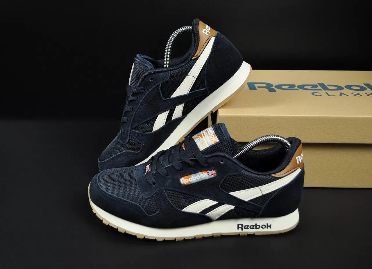 Кроссовки Reebok classic арт 21230 (еребро, мужские) 6