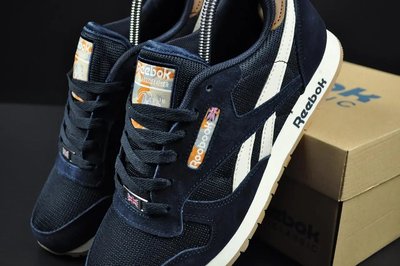 Кроссовки Reebok classic арт 21230 (еребро, мужские) 7