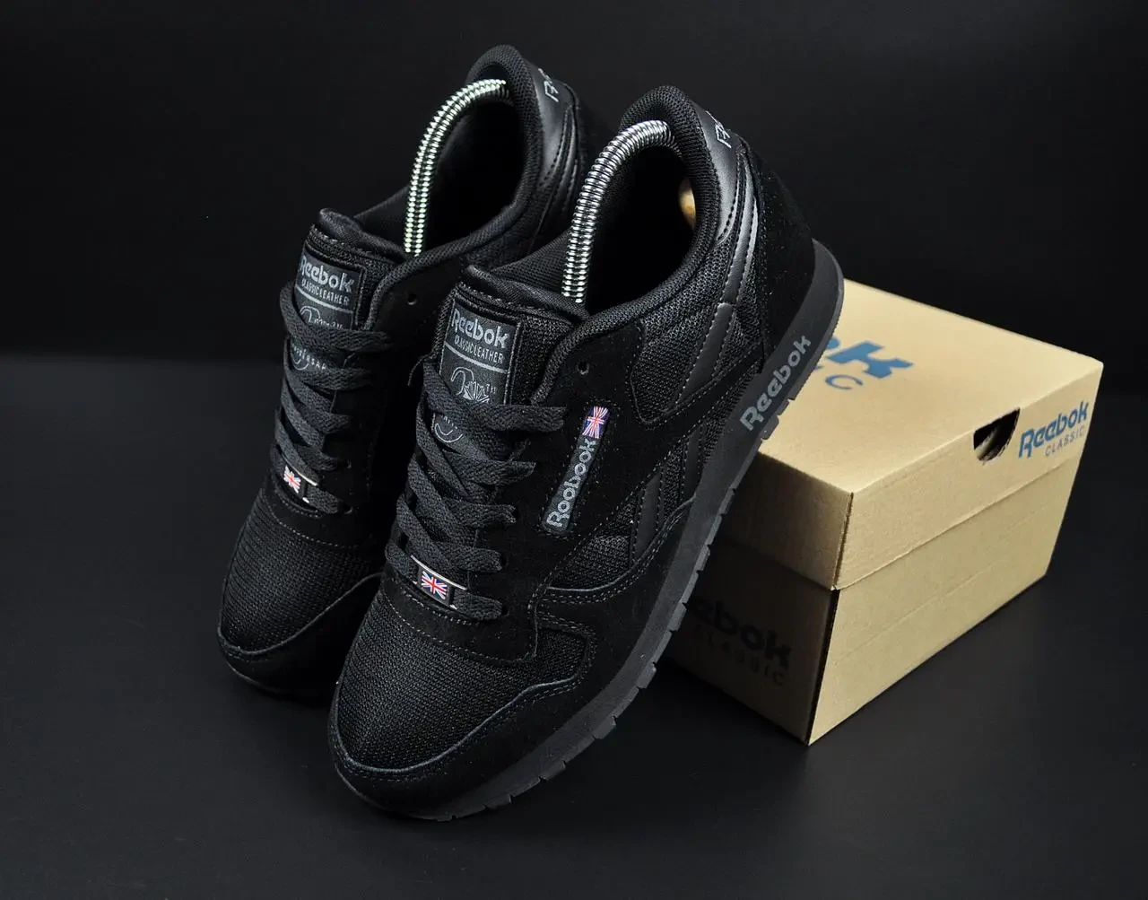 Кроссовки Reebok classic арт 21229 (еребро, мужские) 2