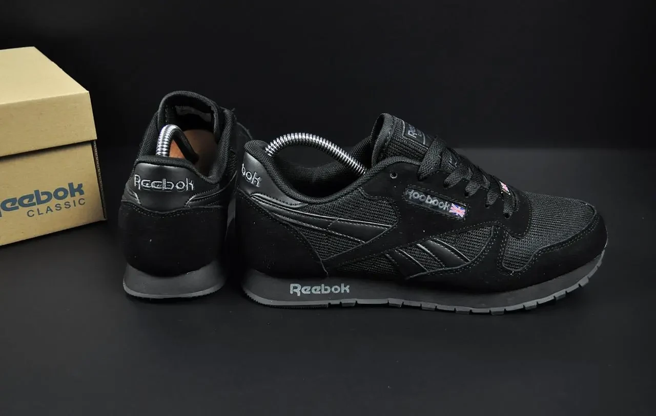 Кроссовки Reebok classic арт 21229 (еребро, мужские) 4