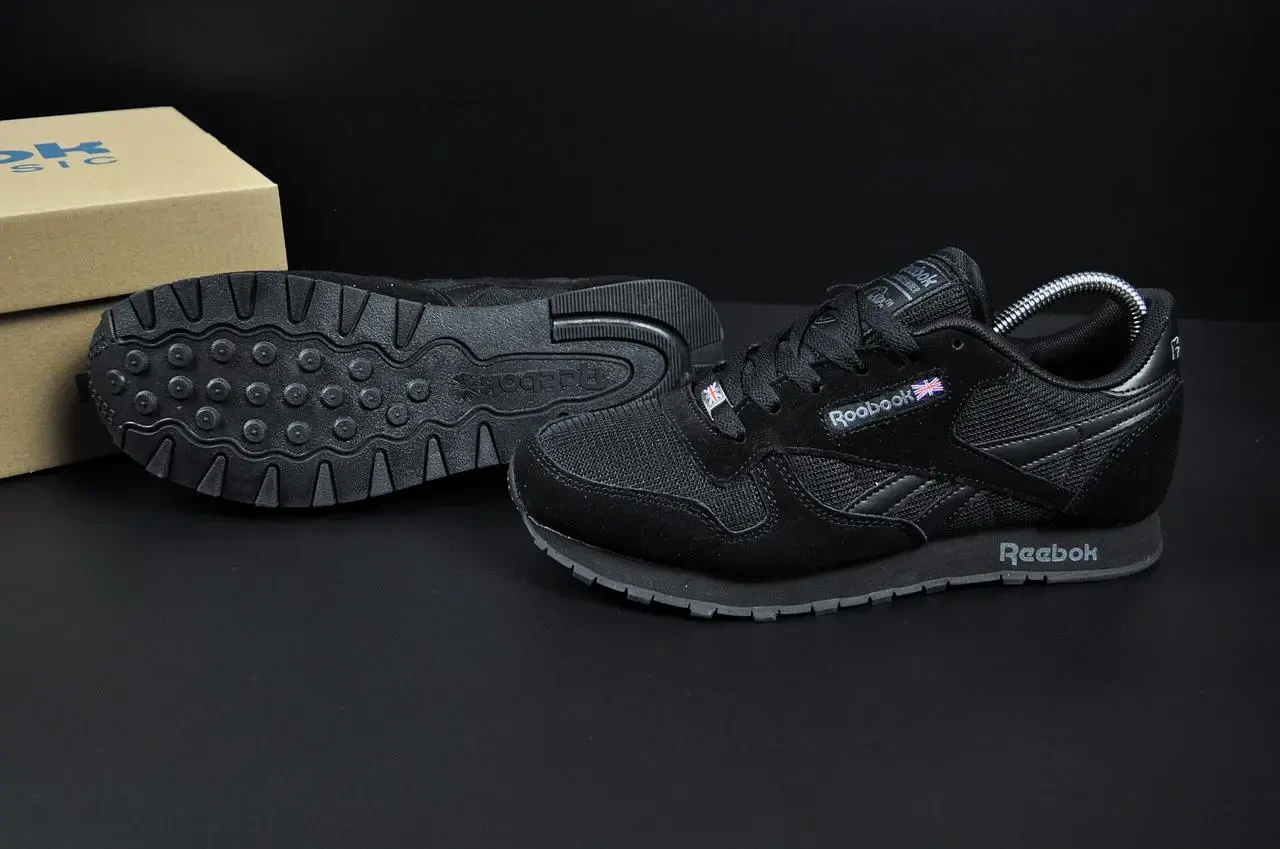 Кроссовки Reebok classic арт 21229 (еребро, мужские) 5