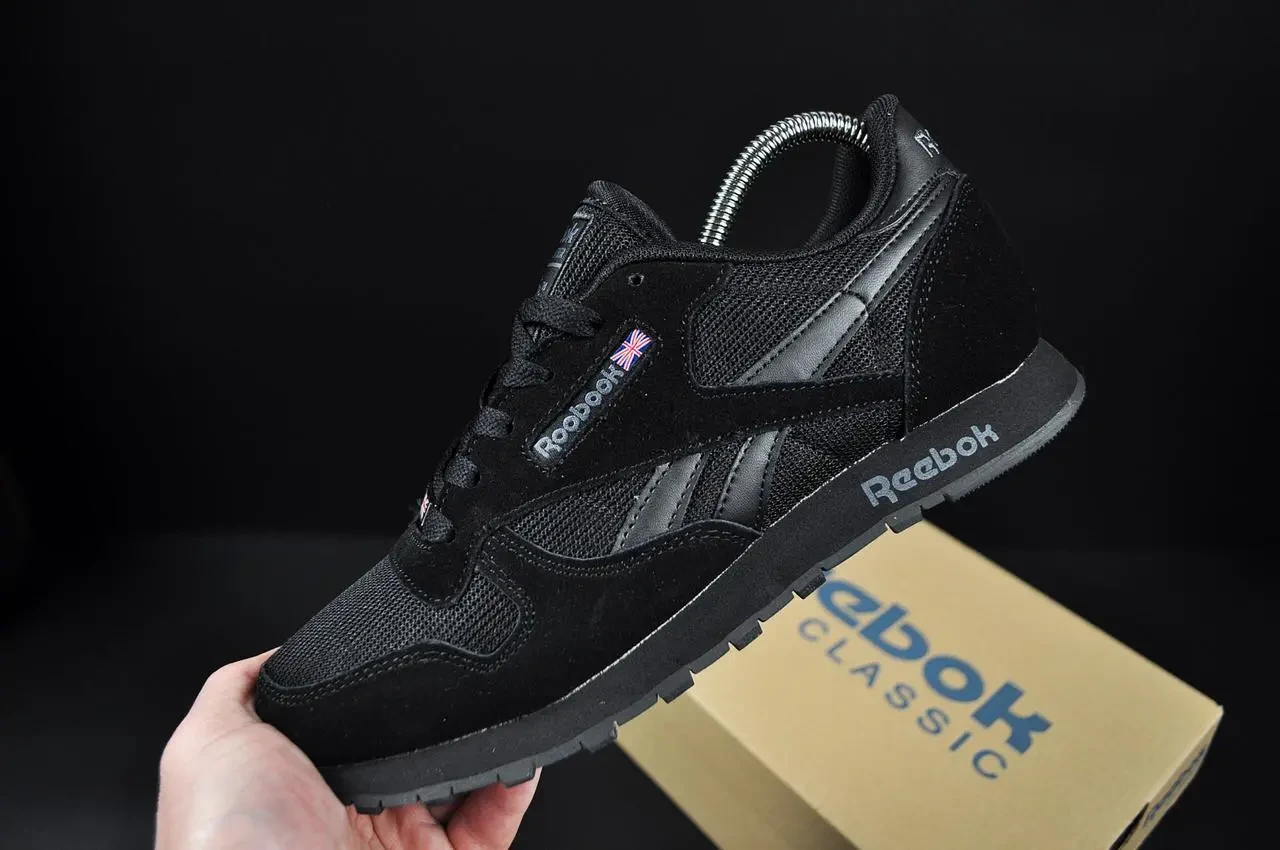 Кроссовки Reebok classic арт 21229 (еребро, мужские) 7