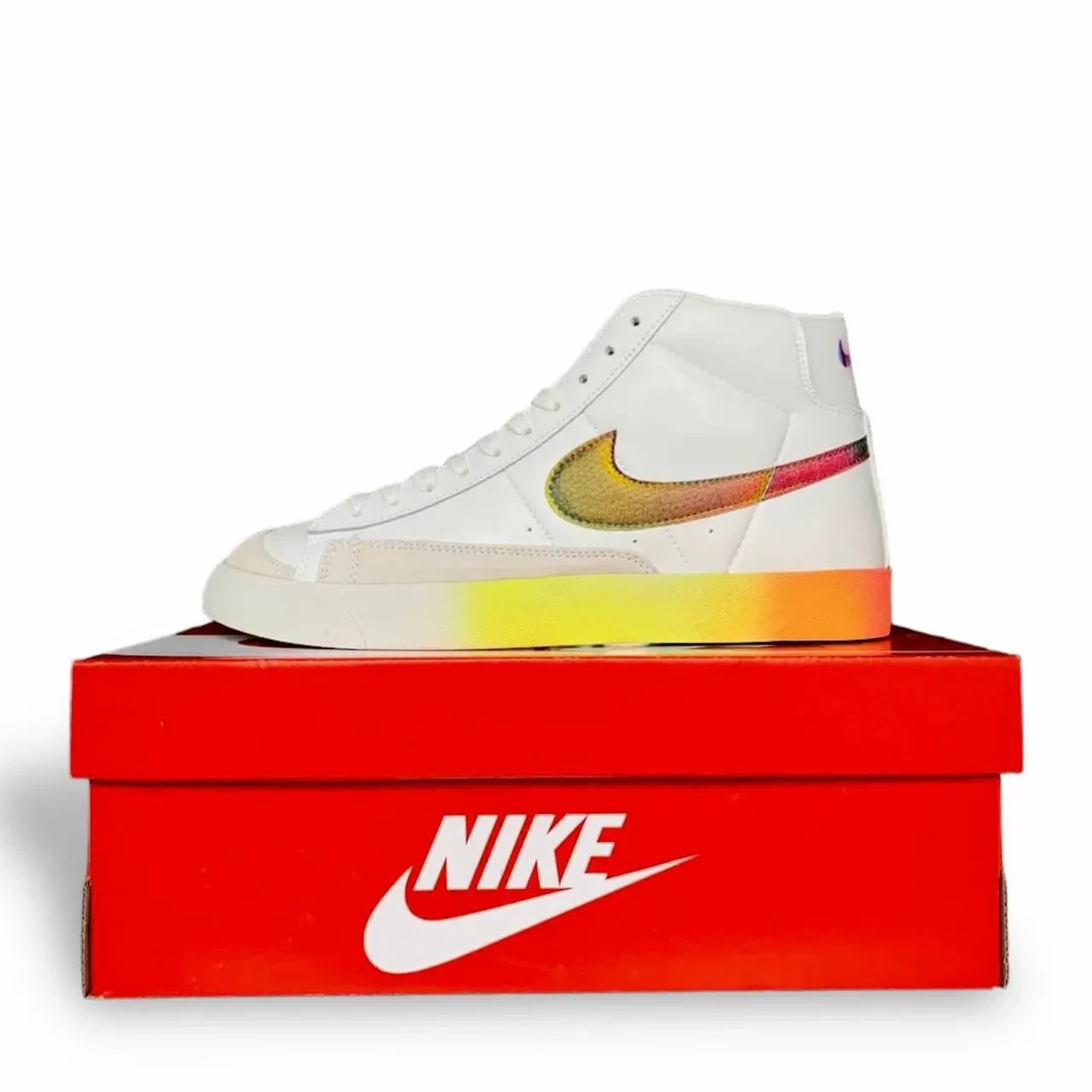 Кроссовки Мужские Nike Blazer Mid 77 Vintage White Арт 155 (Найк Блазер) 6