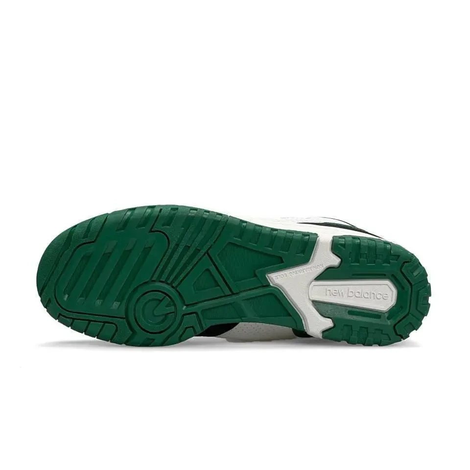 Кроссовки Мужские New Balance 550 Black & White & Green Арт 160 (изнашня Беленс) 2