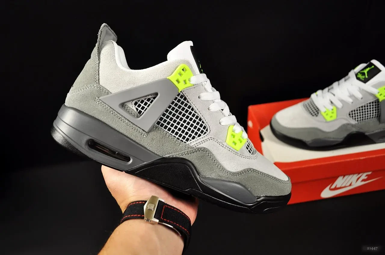 Кроссовки Nike Air Jordan Retro 4 арт 21447 (найк, джордан, мужские) 46