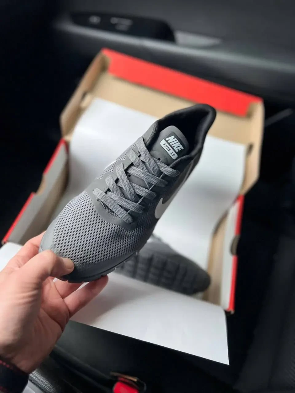 Кроссовки Мужские Nike Free Run 3.0 Gray Арт 21707 (Найк Фри Ран 3.0, унисекс) 3