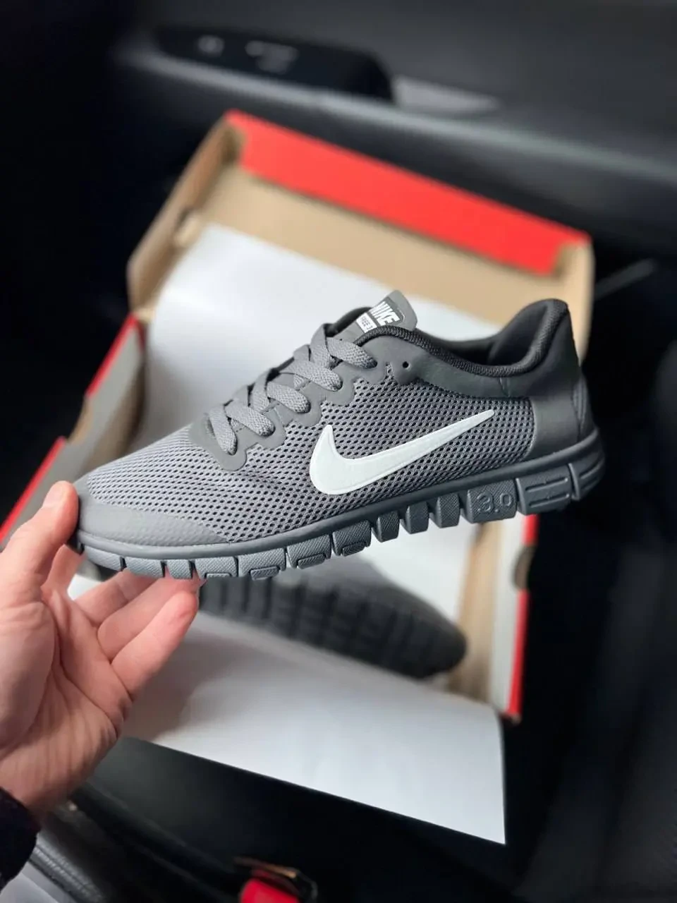 Кроссовки Мужские Nike Free Run 3.0 Gray Арт 21707 (Найк Фри Ран 3.0, унисекс) 2