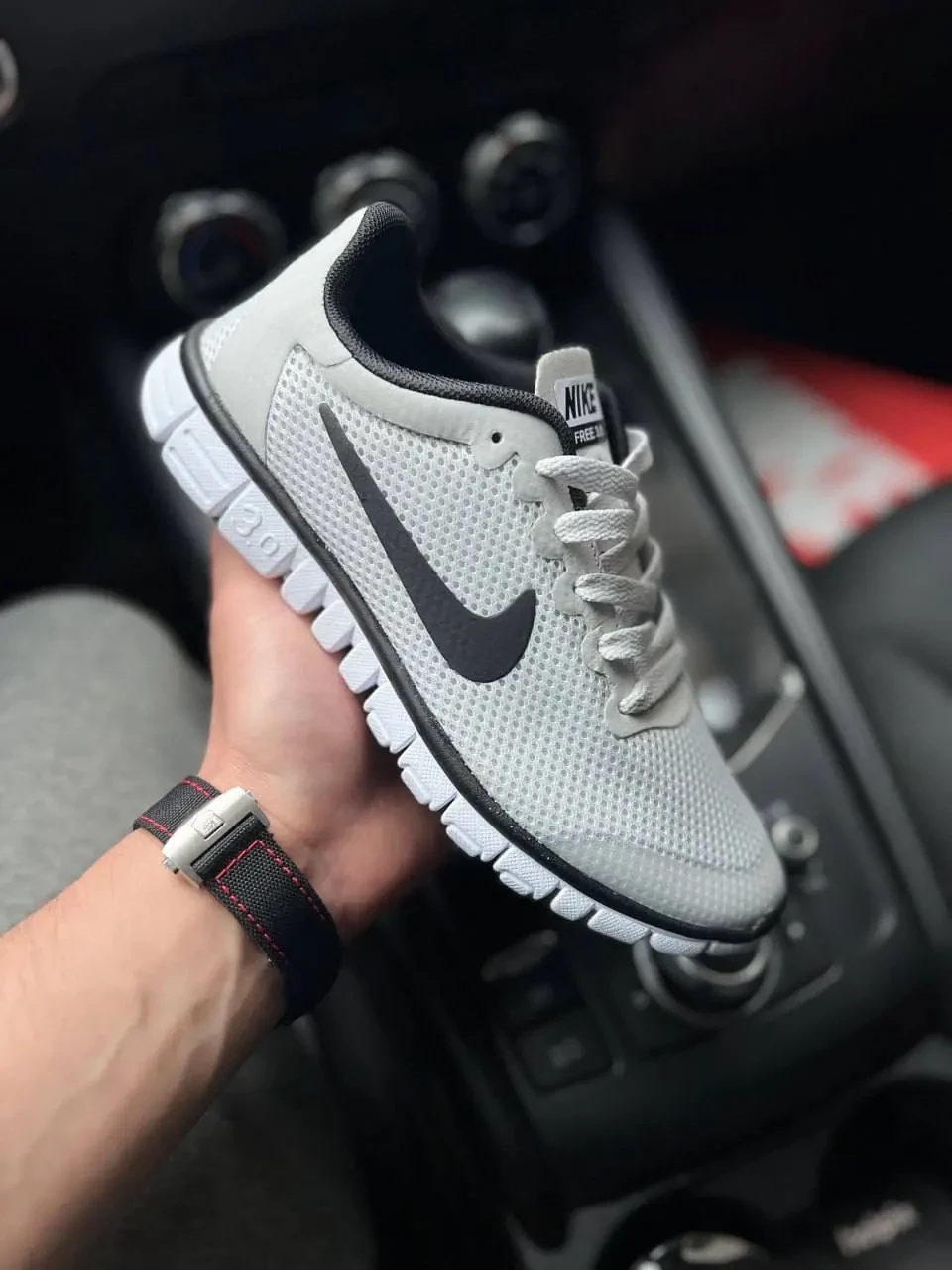 Кроссовки Мужские Nike Free Run 3.0 Light Gray Арт 21708 (Найк Фри Ран 3.0, унисекс) 8