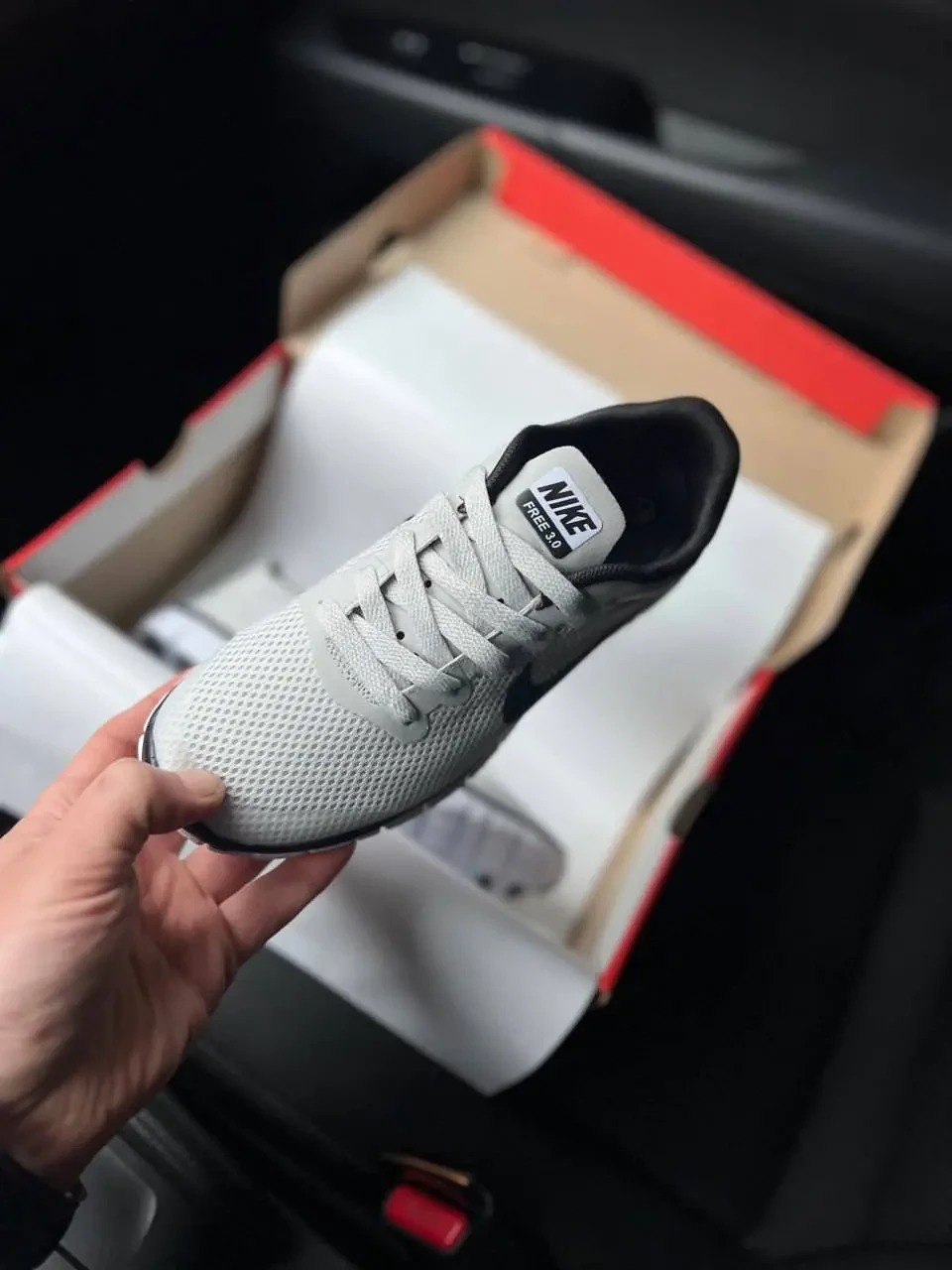 Кроссовки Мужские Nike Free Run 3.0 Light Gray Арт 21708 (Найк Фри Ран 3.0, унисекс) 3