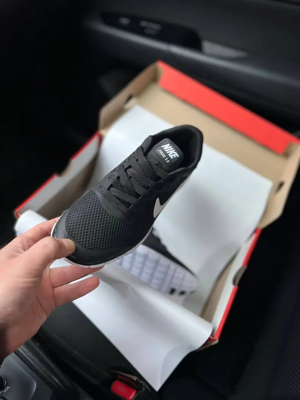 Кроссовки Мужские Nike Free Run 3.0 Black White Арт 21709 (Найк Фри Ран 3.0, унисекс) 9