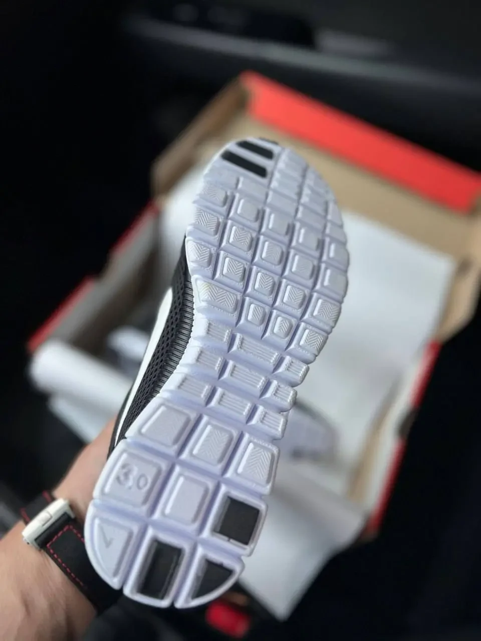Кроссовки Мужские Nike Free Run 3.0 Black White Арт 21709 (Найк Фри Ран 3.0, унисекс) 6