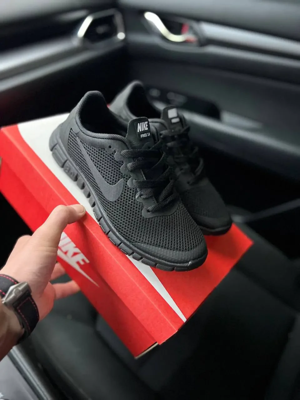 Кроссовки Мужские Nike Free Run 3.0 All Black Арт 21710 (Найк Фри Ран 3.0, унисекс) 4