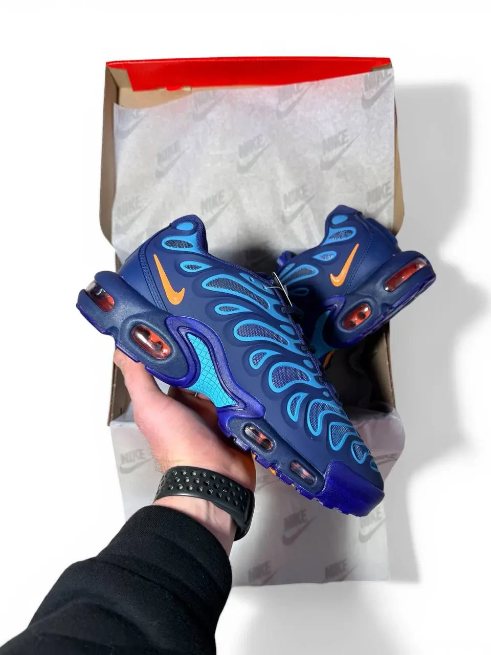 Кроссовки мужские Nike Air Max TN Plus Drift Blue Арт 207 (Найк Аир Макс ТН Плюс Дрифт, унисекс) 4