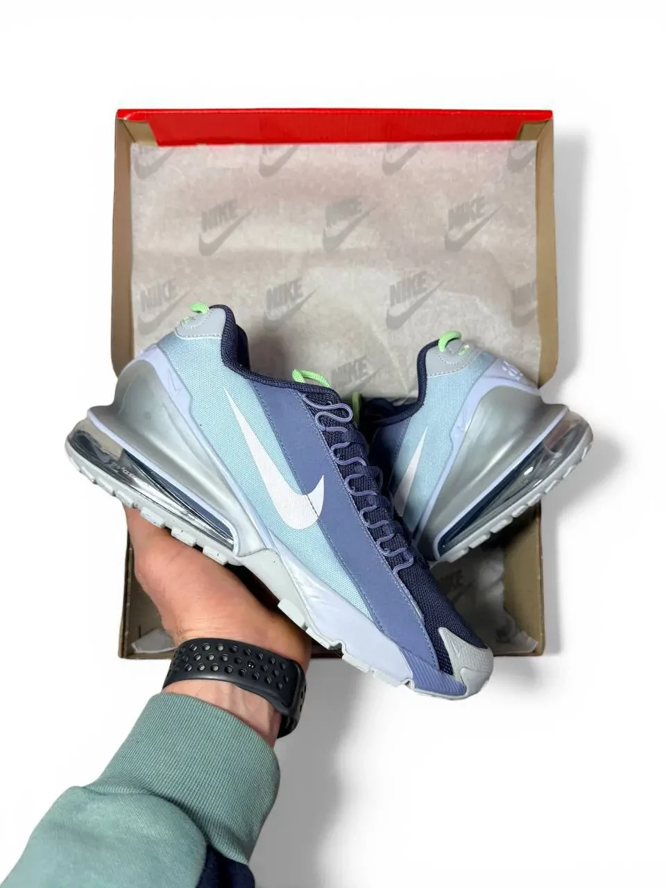 Кроссовки Мужские Nike Air Max Pulse Blue White Арт 208 (Найк Аир Макс Пульс, унисекс) 5